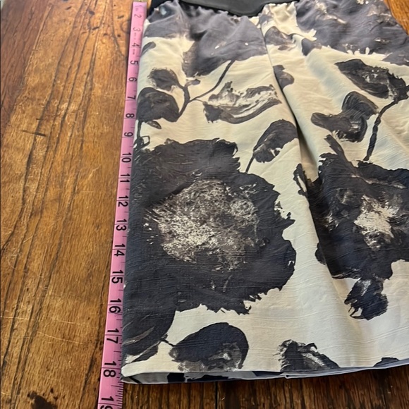 J. Crew Black and Cream Floral Mini Skirt - Picture 4 of 7